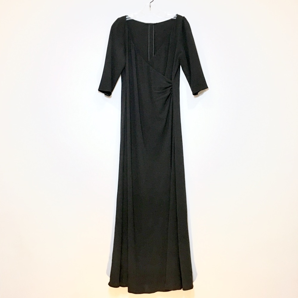 Elie Tahari Black Gown Wrap USA made EUC